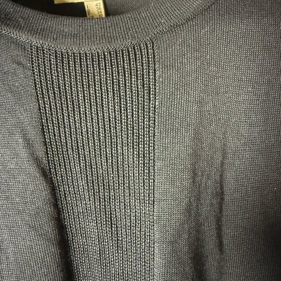 Maria Di Ripabianca Cardigan Short Sleeve- Twin Sweater Set Black Sz 8 - Picture 11 of 14